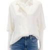 Hot Julia Blouse In Ivory Blouses