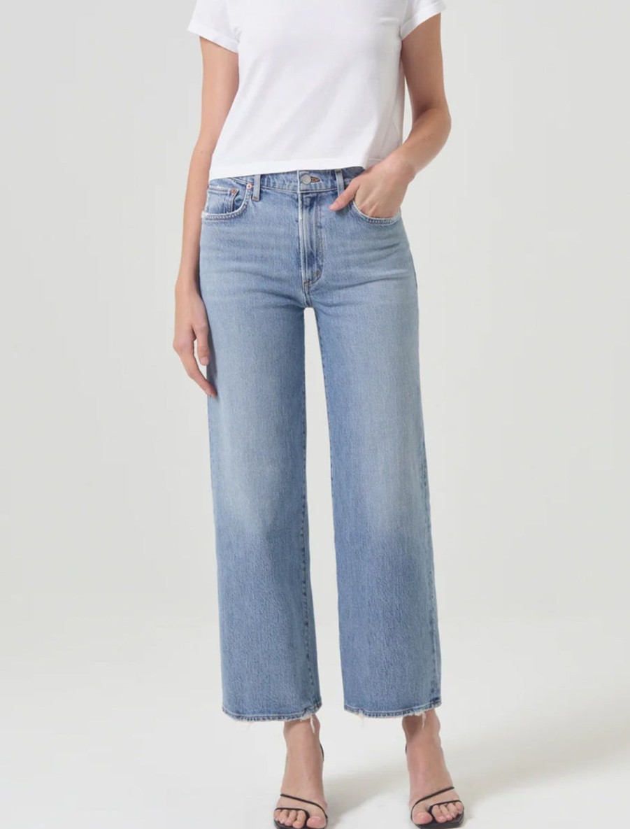 Wholesale Harper Crop In Hassle Wide Leg + Boyfriend