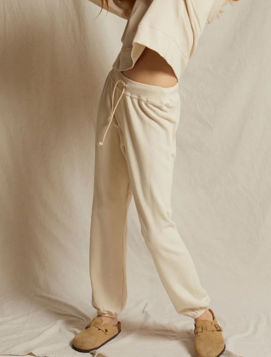 Clearance Toni Jogger In Sugar Lounge Bottoms + Sweatpants