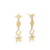 Online Pure Drop Earrings In Gold Drops