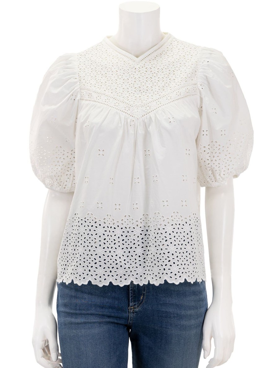 Hot Aviana Top In Cowrie Blouses