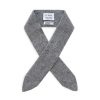 Best Classic Cashmere Skinny Scarf In Grey Scarves