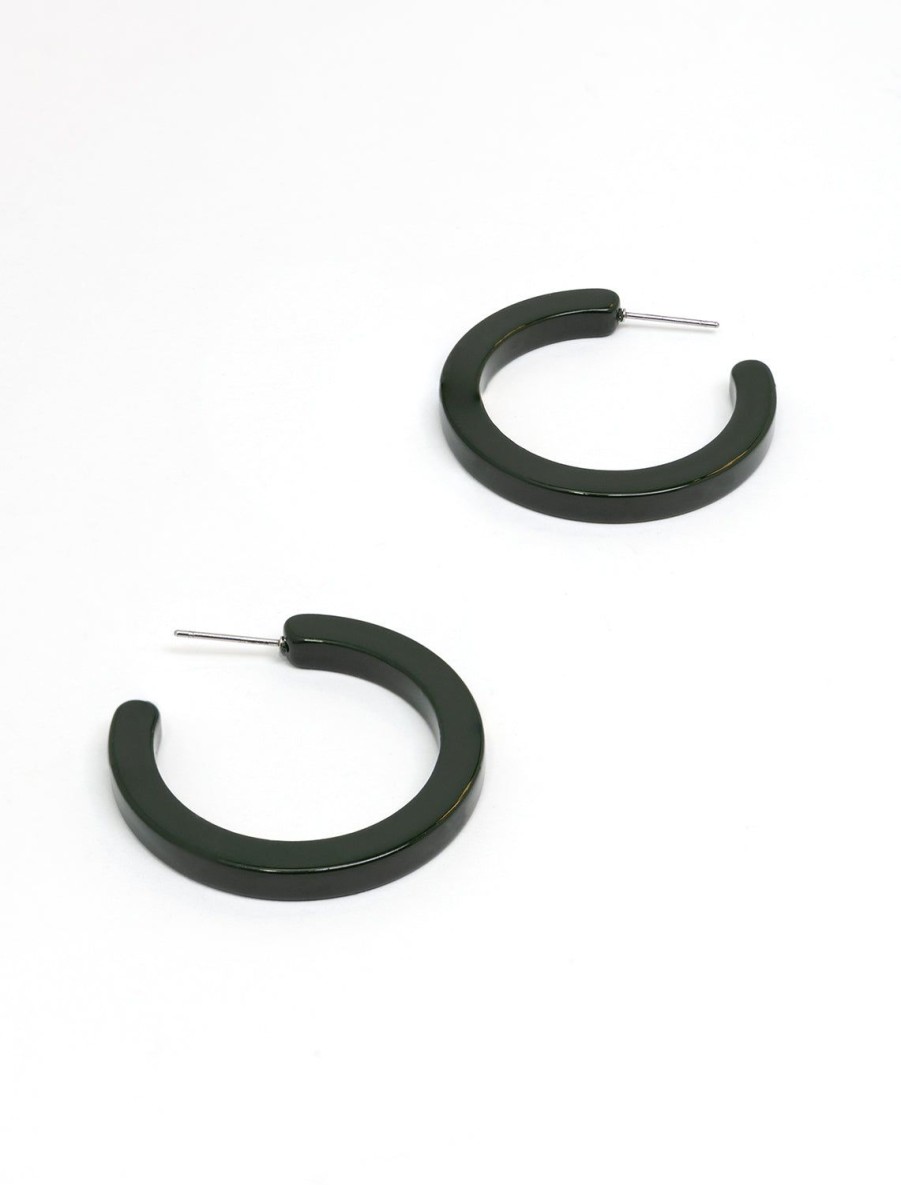 New Nora Hoops - Mint Hoops