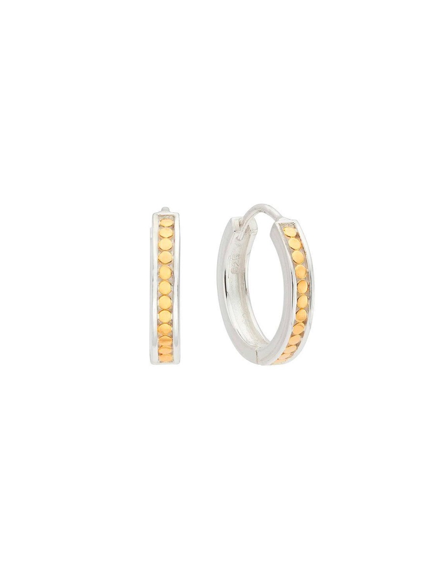 Online Classic Two Tone Small Hinge Hoops Hoops