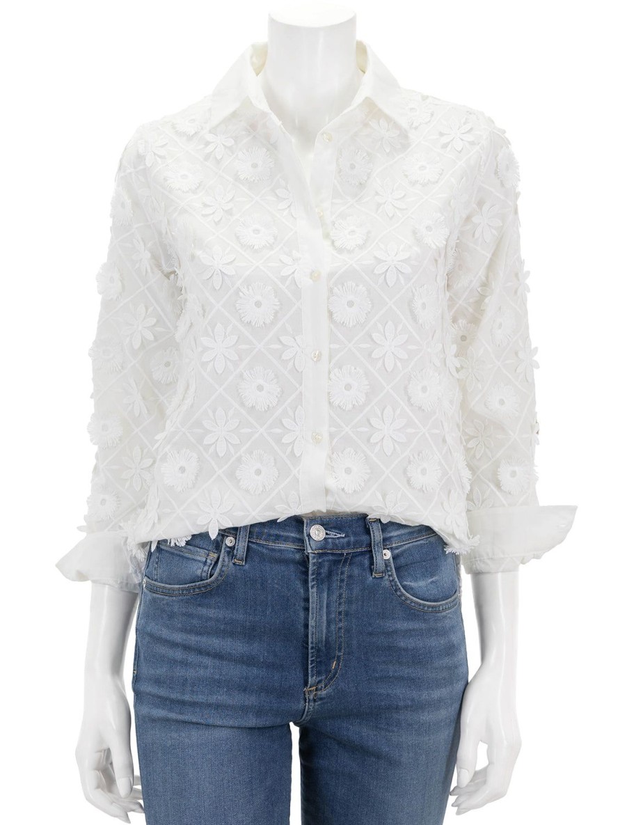 Online Nadine Blouse In Ivory Buttondowns + Shirts