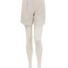 Hot Carmen Italian Twill Shorts In Ivory Shorts