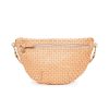 Wholesale Grande Fanny In Bisque Woven Checker Crossbody