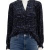 Clearance Fable Top In Cobalt Static Blouses