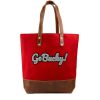 New Wisconsin Red Script Go Bucky Tote Bag Shoulder Bags