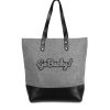 Best Wisconsin Grey Script "Go Bucky" Tote Bag Shoulder Bags