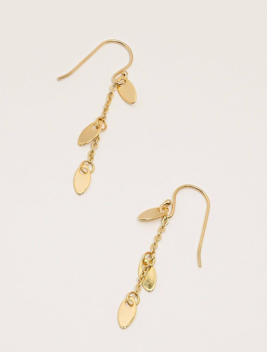 Online Dainty Petal Earrings Drops