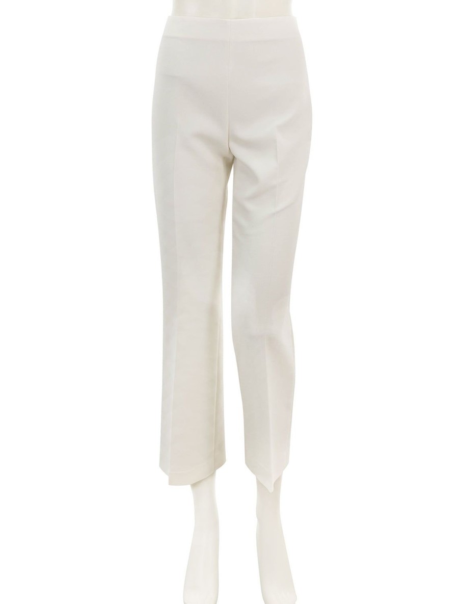 Hot Tailored Kick Pant In Ivory Pants