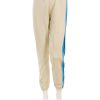 Best 5 Stripe Womens Sweatpants In Vintage White And Blue Lounge Bottoms + Sweatpants