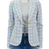 New Patch Pocket Duchess Blazer In Cornflower Check Blazers