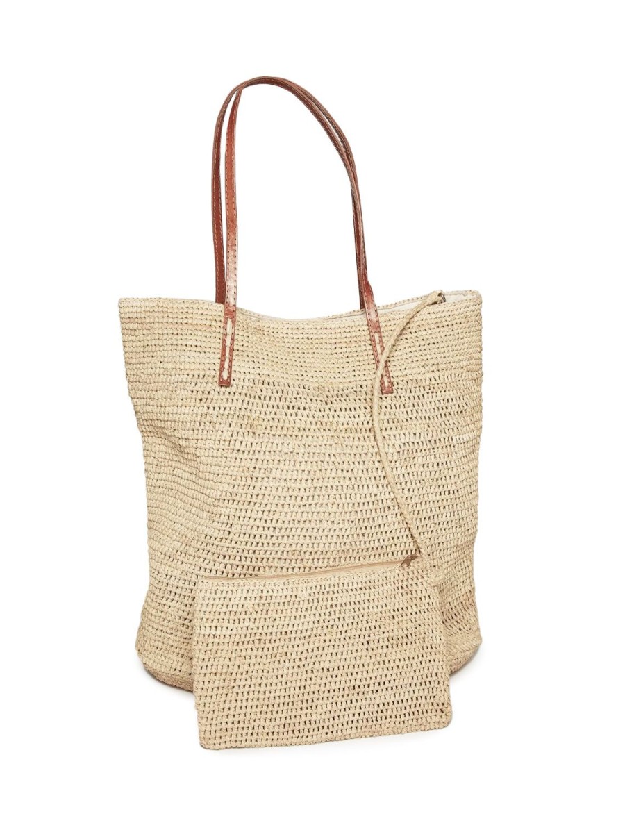 Online Lucia Tote In Natural Totes + Satchels