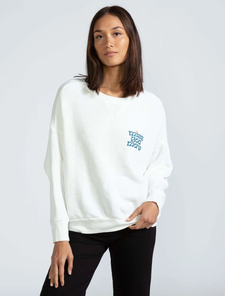 Online Oversized Sweatshirt In Miss You More Sweatshirts + Hoodies