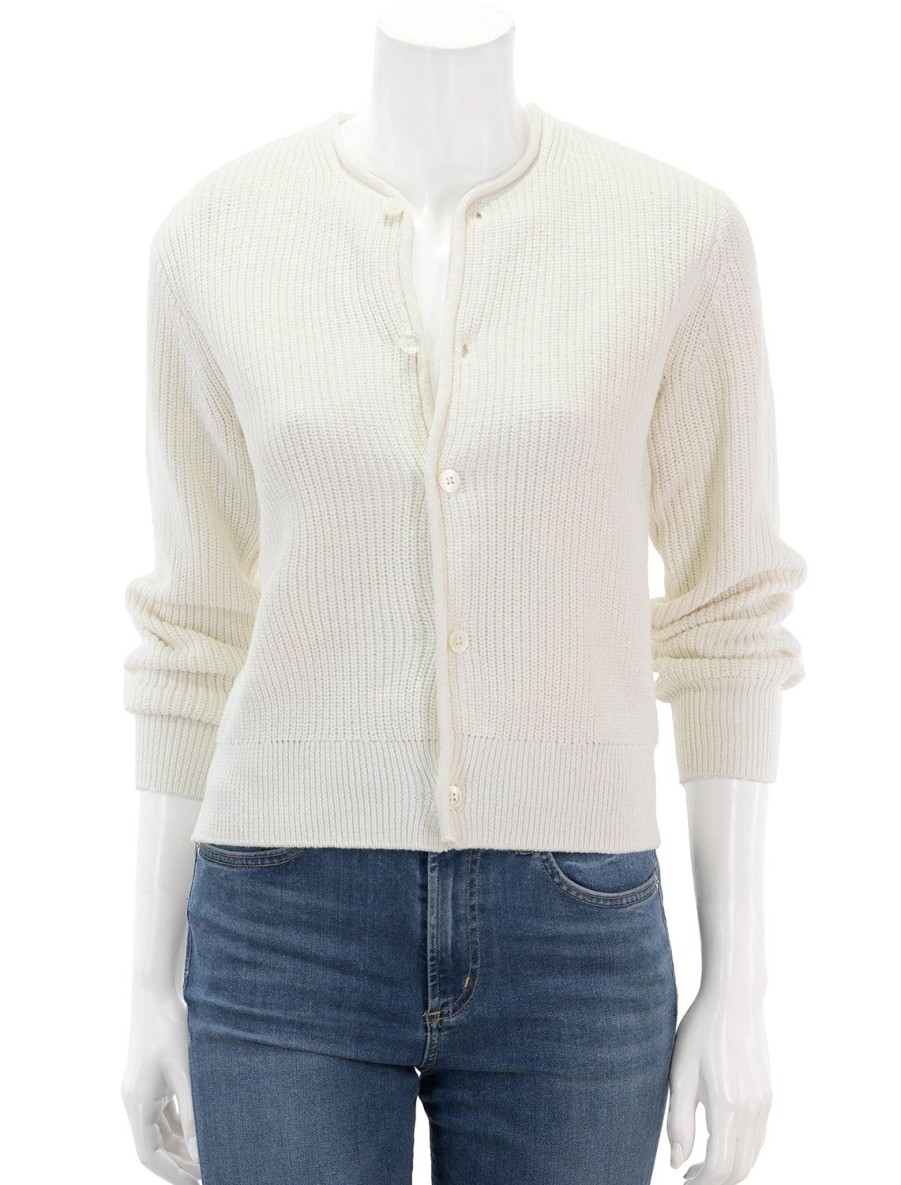 Clearance Eldridge Cardigan In Off-White Cardigans