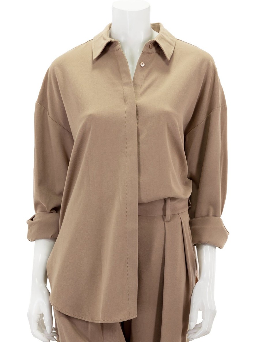 Online Colton Shirt In Camel Blouses