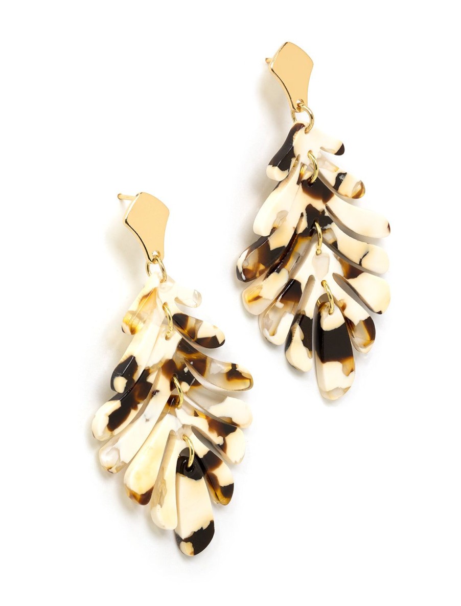 New Cocoa Petite Palm Earrings Drops