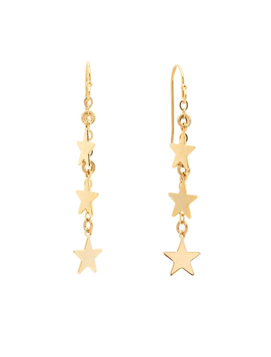 Hot Nova Earring In Gold Drops