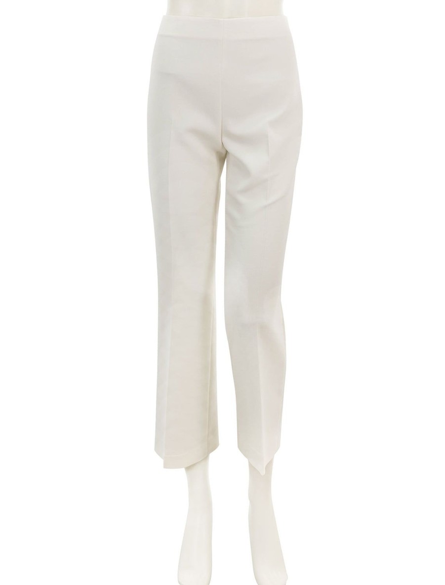 Hot Tailored Kick Pant In Ivory Trousers