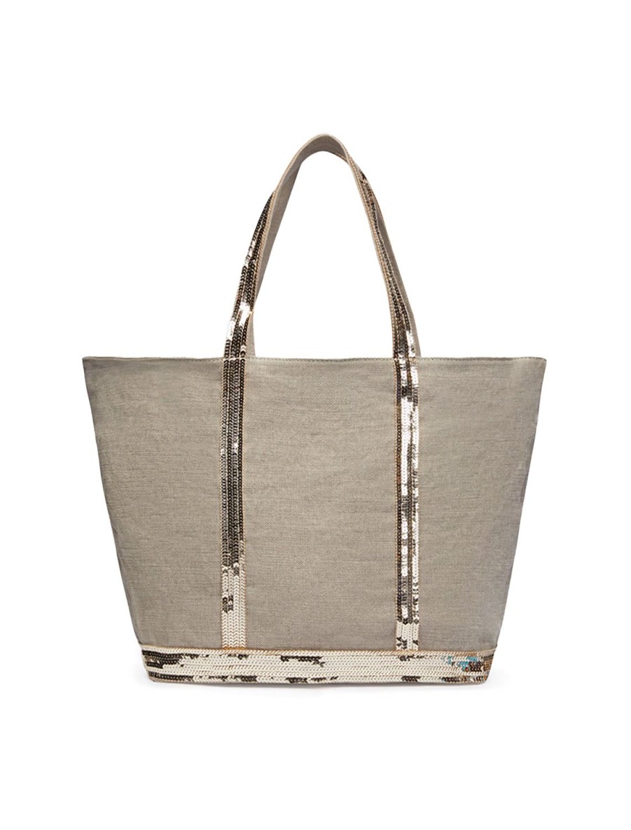 New Cabas Large Tote In Sable Shoulder Bags