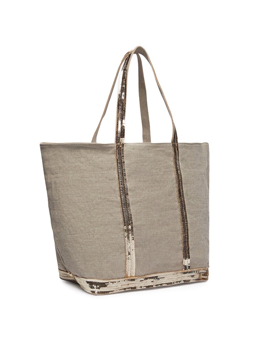 New Cabas Large Tote In Sable Shoulder Bags