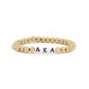 Wholesale Alpha Kappa Alpha Beaded Bracelet Beaded + Wrap