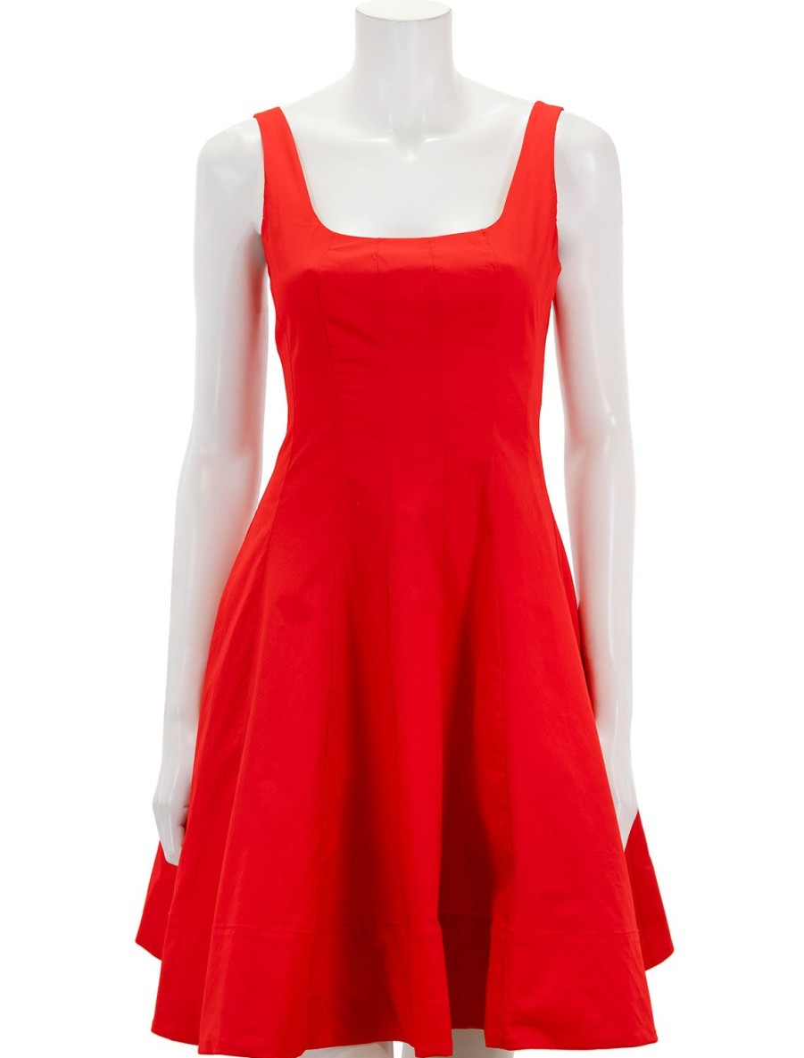 New Mini Wells Dress In Red Rose Occasion Dresses