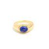 Clearance Oval Lapis Signet Ring Statement