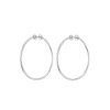 Hot New Icon Hoops In Silver Medium Hoops