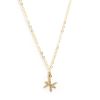 Wholesale Mini Pave Zodiac Necklace | Pisces Delicate