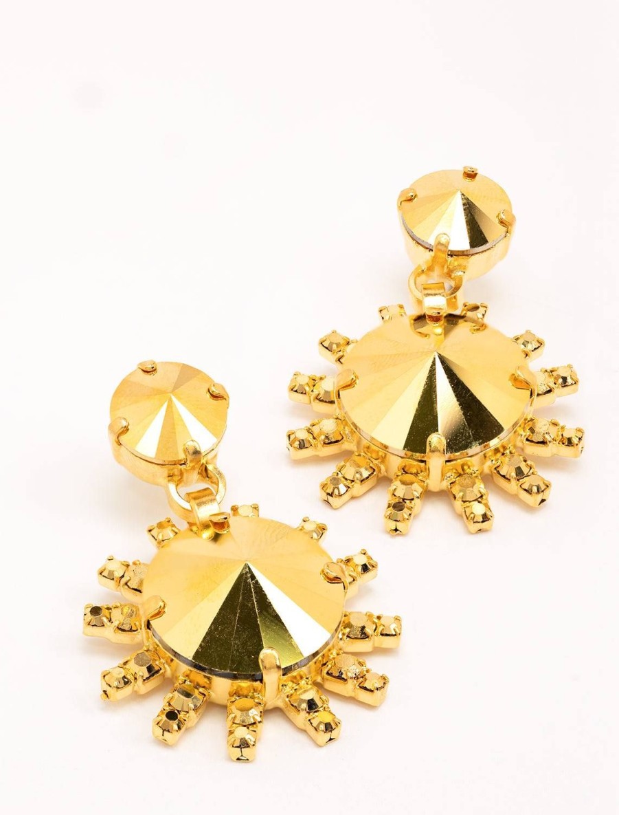 New Roscoe Earrings In Gold Drops