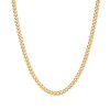 Online Mini Drew Curb Necklace In Gold Chain Necklaces