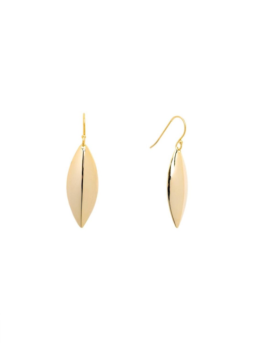 Wholesale Pod Leaf Earrings Drops