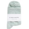 Hot Sneaker Socks In Seafoam Socks