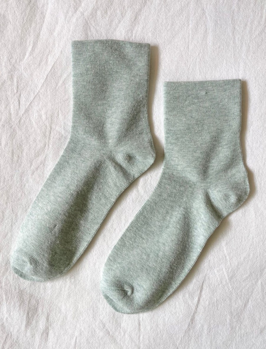 Hot Sneaker Socks In Seafoam Socks