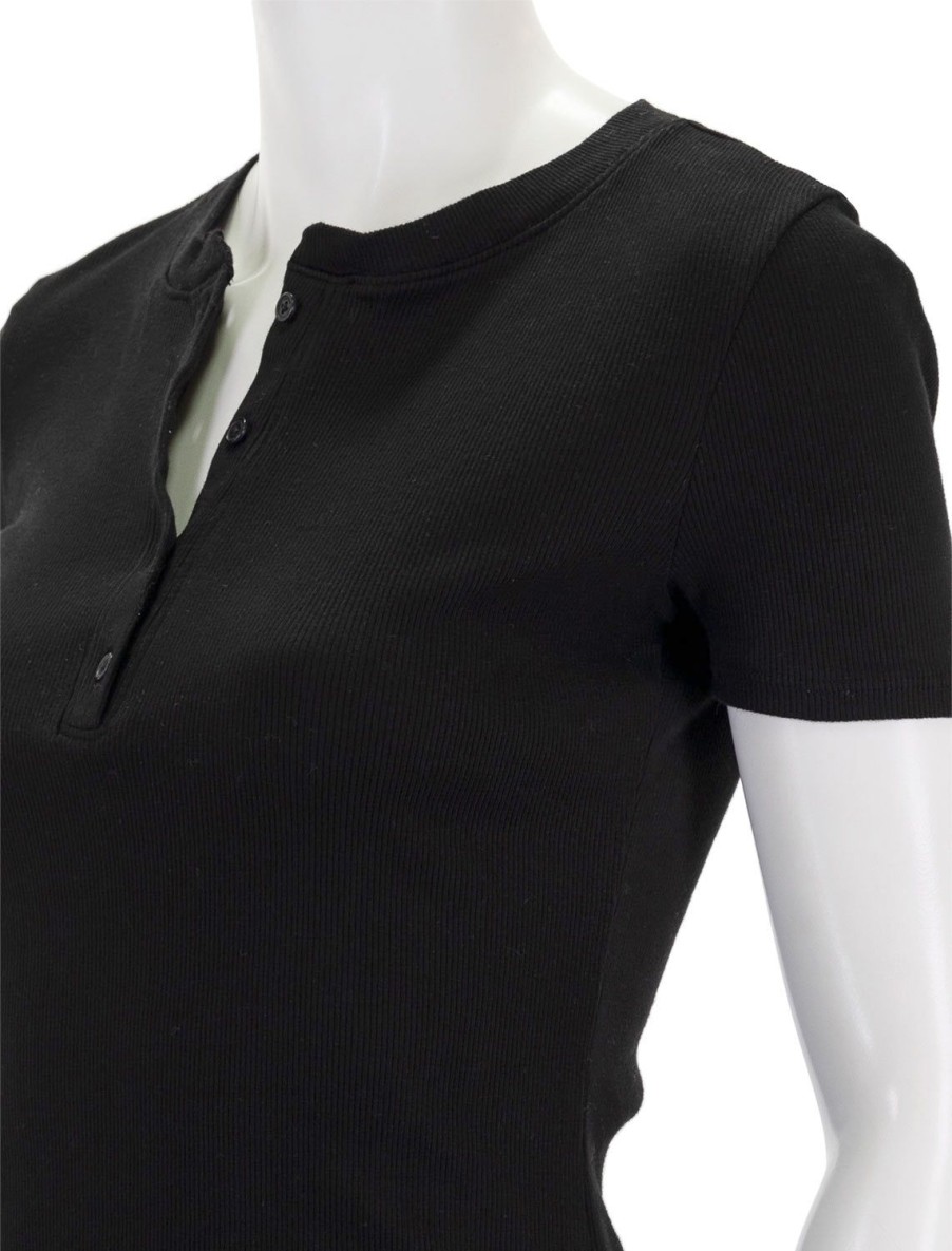 Wholesale Lorene Henley In Black Tees