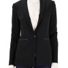 Wholesale Scuba Jacket In Black Blazers