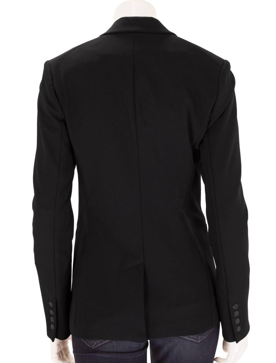 Wholesale Scuba Jacket In Black Blazers