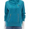 Online Ninja Hoodie In Teal Lounge Tops + Sweatshirts