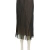 Best Sheer Slip Skirt In Black Skirts