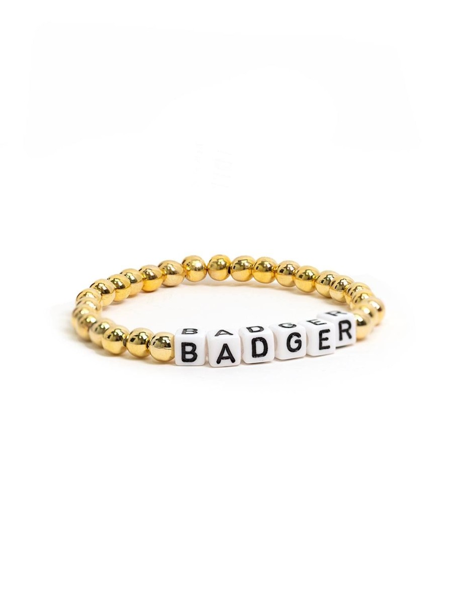 Best Badger Beaded Bracelet Statement