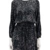 Hot Inez Dress In Charcoal Tortoise Printed Dresses