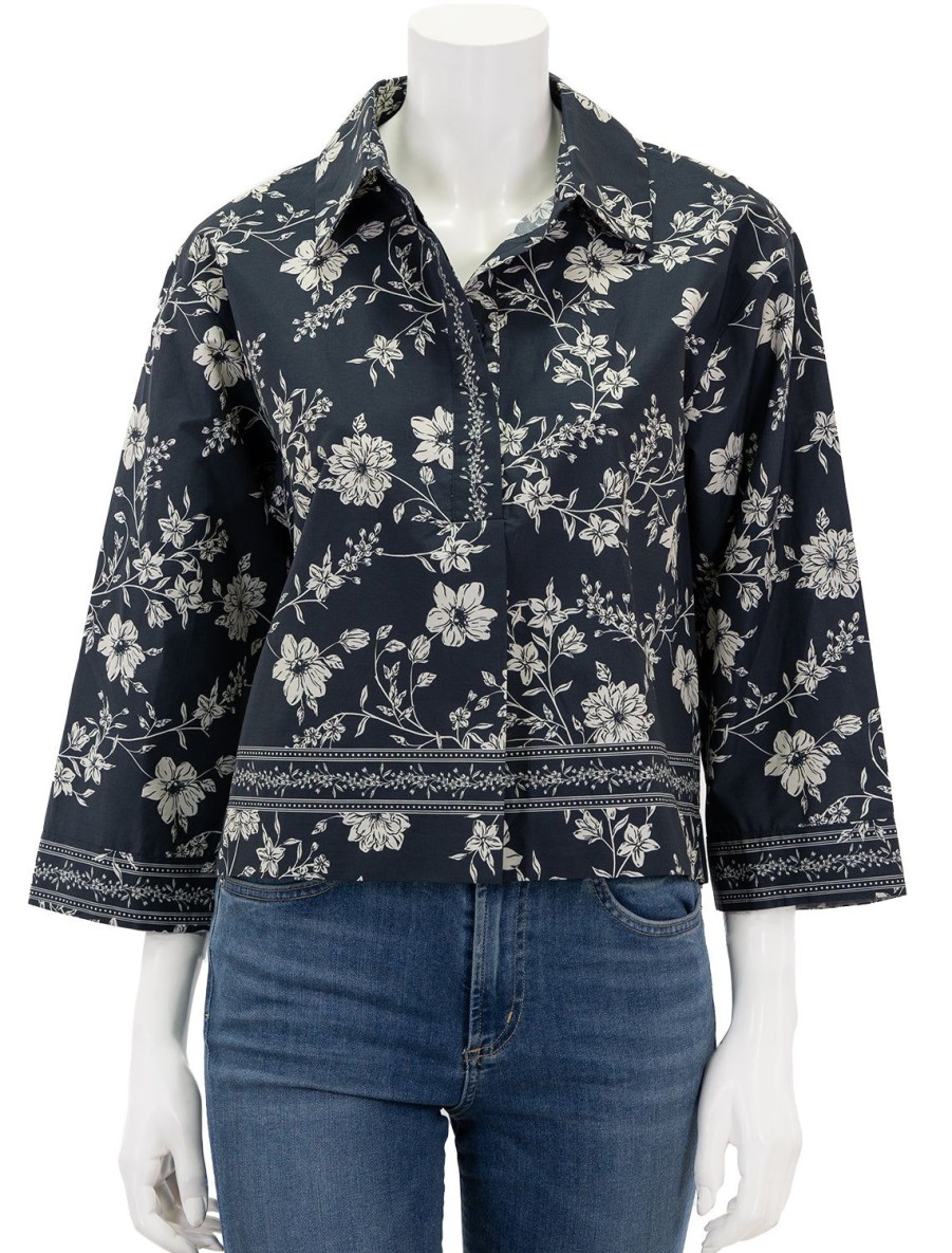 Clearance Erica Shirt In Evening Meadow Mist Buttondowns + Shirts