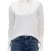 Best Patrick Popover Henley In White Lounge Tops + Sweatshirts