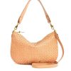 Online Moyen Messenger In Bisque Woven Crossbody