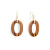 Online Oval Acacia Link Earrings Drops