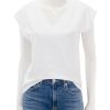 Clearance Iconic Vneck Dolman Tee In White Tees