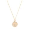 Clearance Tiny Bee Coin Necklace Delicate